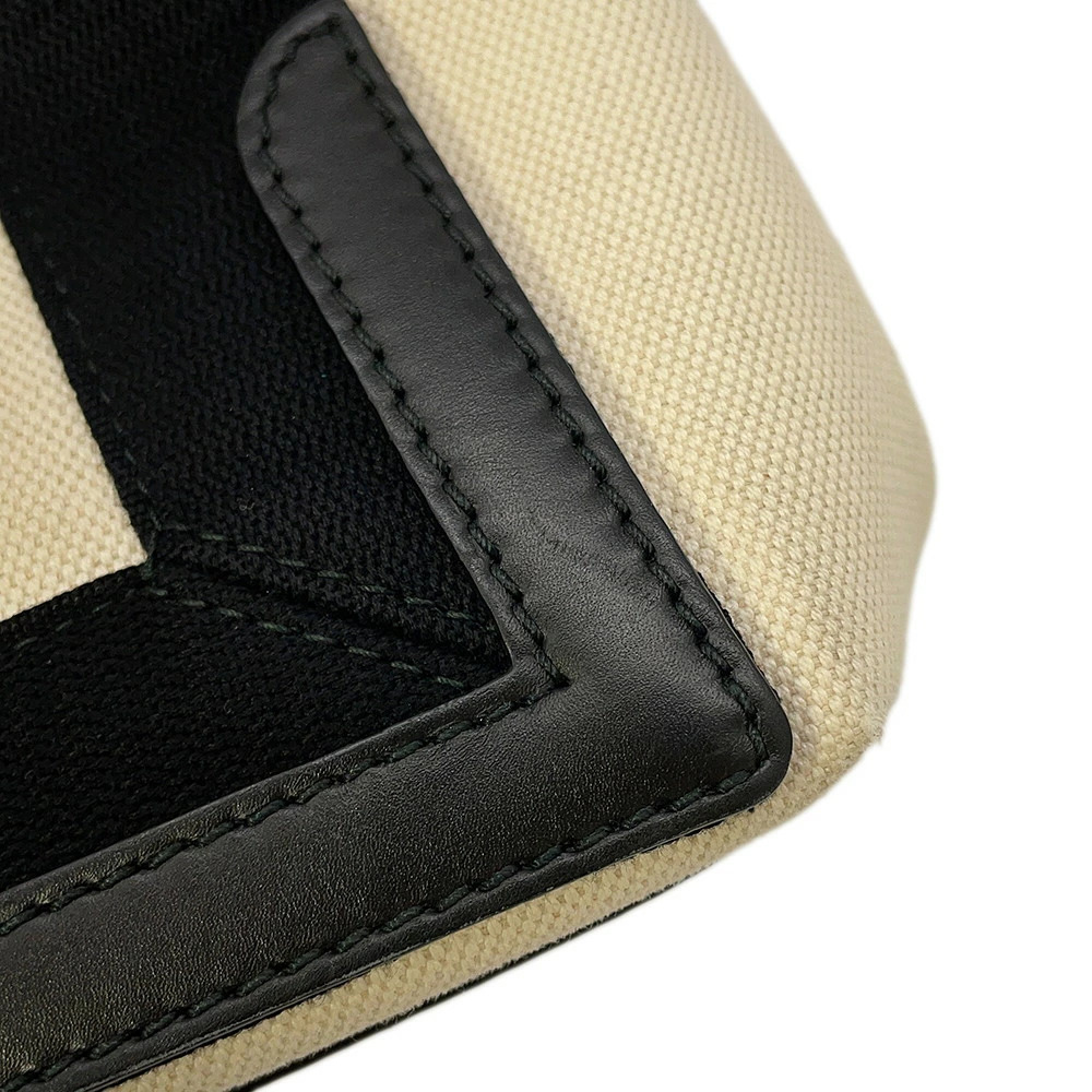 Balenciaga Tote Bag Navy Blue Cabas Clutch Black White - Picture 8 of 12